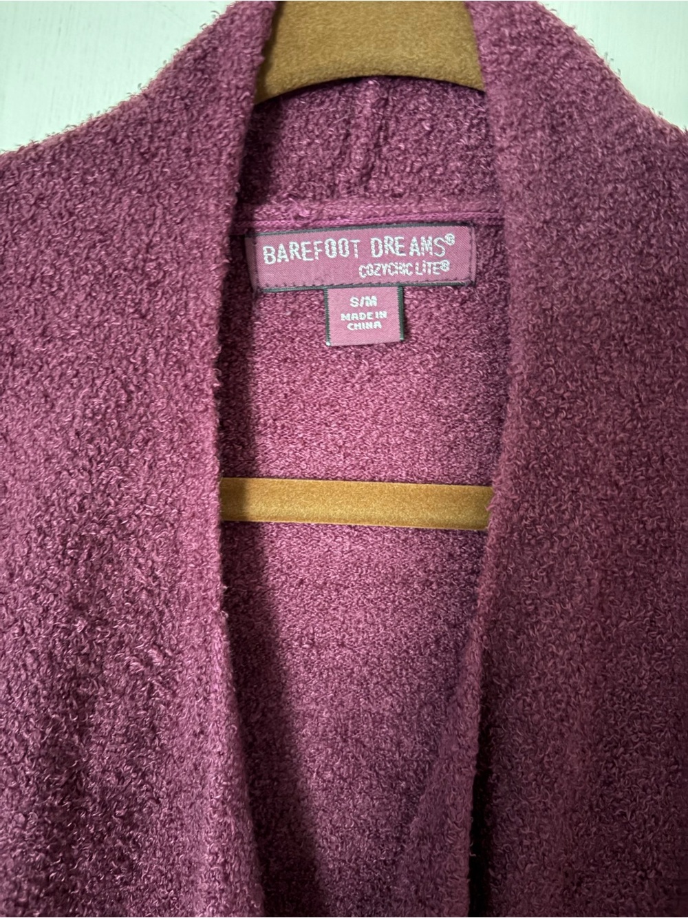 Barefoot dreams cozy lite wrap cardigan